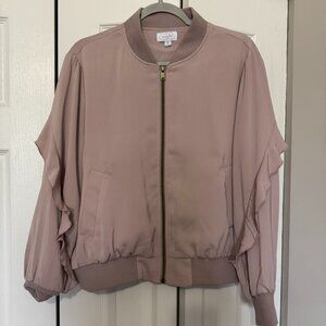 Mauve Mudpie Bomber Jacket Size M